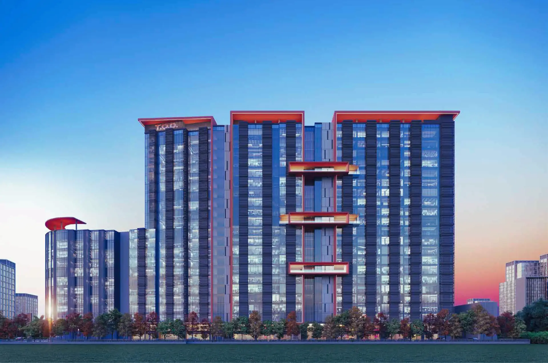 Tower of Dreams commercial office tower in Hinjawadi Pune by Suratwwala Business Group
